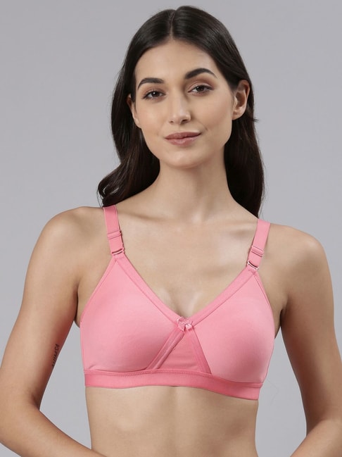 Buy Dollar Missy Pink Cotton Seamless Bra for Women Online @ Tata CLiQ