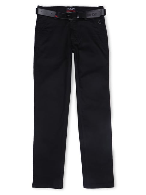 Male black pants kids trousers design template Vector Image