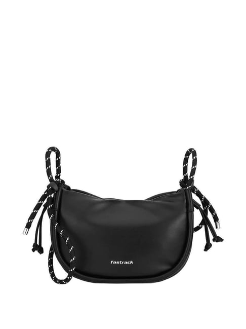Fastrack Womens Shoulder Bag Black  Amazonin Shoes  Handbags