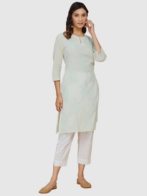 Fabindia white kurtis sale