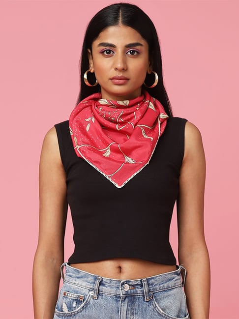 Marigold Lane Pink Floral Print Stole-picture-17