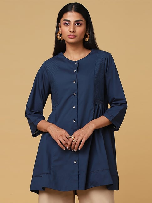 Marigold Lane Navy Regular Fit Tunic-picture-17