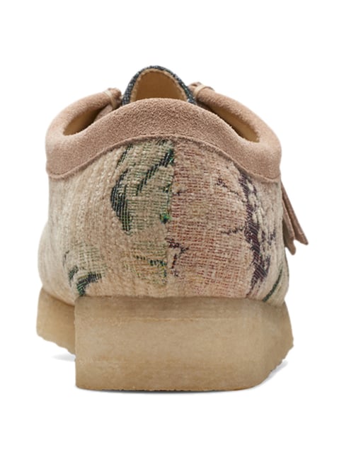 Clarks Women's Wallabee Beige Derby Shoes