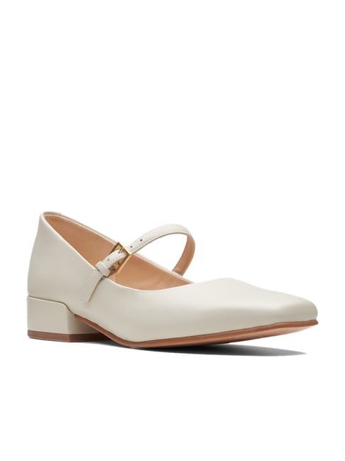 Buy Clarks Women's Seren30 Buckle Ivory Mary Jane Shoes for Women