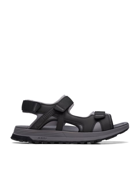 Clarks Men's ATL Trek Black Floater Sandals