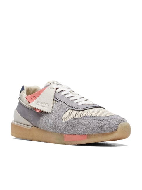 Clarks deals grey sneakers