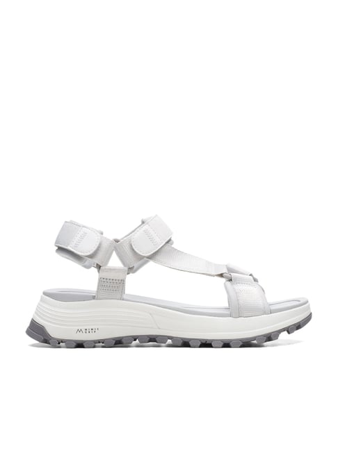 Clarks white outlet wedges