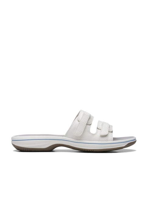 Clarks white wedges best sale