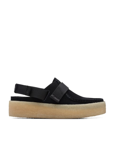 Clarks on sale wedges black