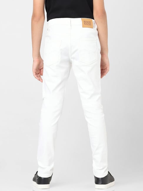 Juniors white jeans best sale