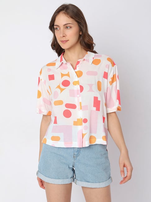 Vero Moda Multicolor Printed Shirt-picture-21