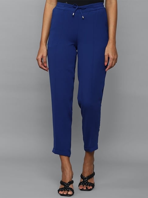 Allen Solly Regular Fit Men Light Blue Trousers - Buy Allen Solly Regular  Fit Men Light Blue Trousers Online at Best Prices in India | Flipkart.com