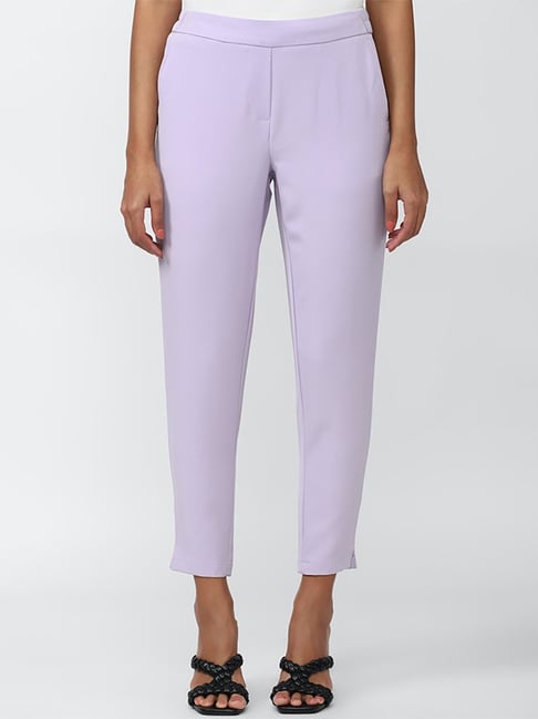 MARC CAIN Trousers WIONA in light purple