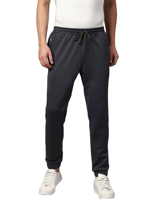 Grey Mid Rise Jogger Pants Online Shopping