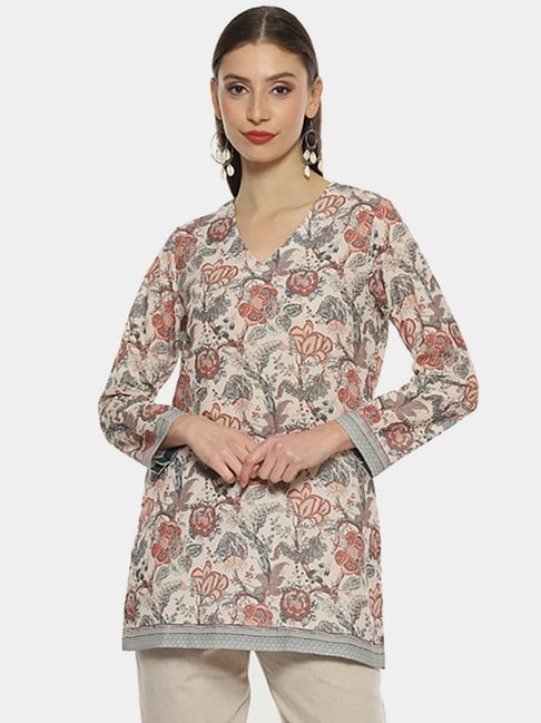 Biba plain outlet kurtis