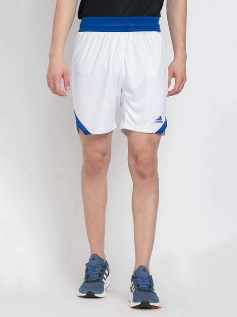 Buy adidas White Regular Fit Sports Shorts for Men's Online Tata