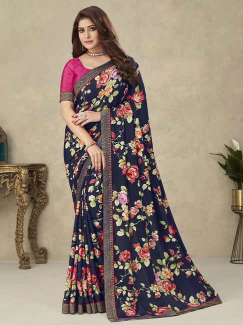 Buy Softieons Ecommerce Women's Mysore Silk Designer Saree With Blouse  Piece (SOFT_94_VAR)[sarees for women latest design, sarees below 500  rupees, sarees below 1000 rupees, sarees for women latest design 2018,  sarees for