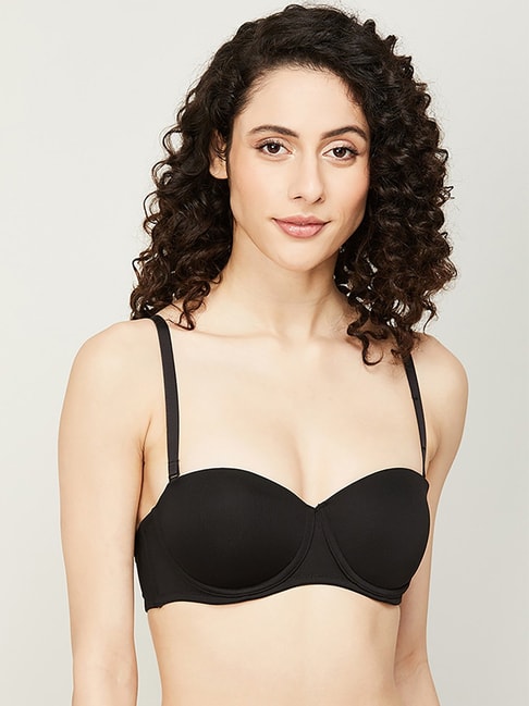 Ginger by Lifestyle Black Minimizer Bra Price in India