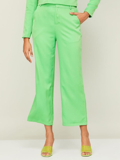 Light Green Pants Co-ord with Black T-shirt Bramisole (3-piece) –  KrynandMoey