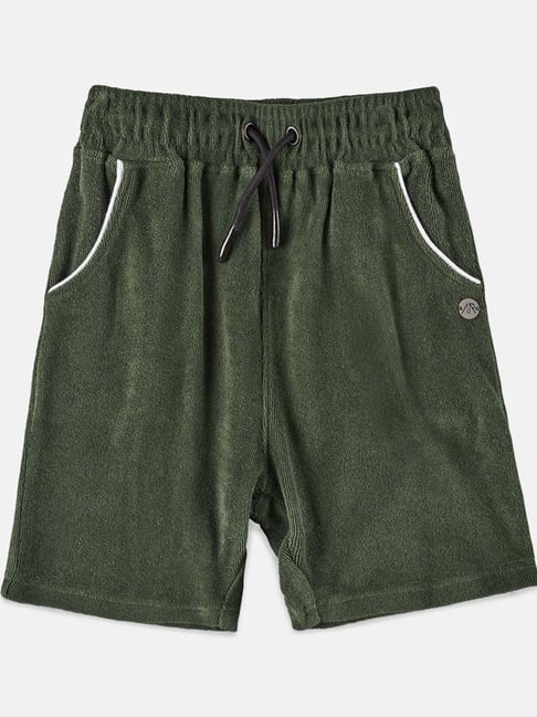 Angel Rocket Kids Olive Solid Shorts