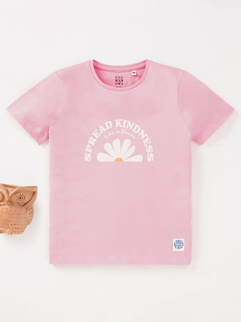 Ed-a-Mamma Kids Pink Printed T-Shirt-picture-16