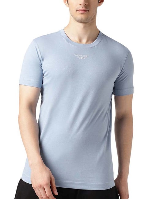 Calvin Klein Jeans Iceland Blue Slim Fit T-Shirt