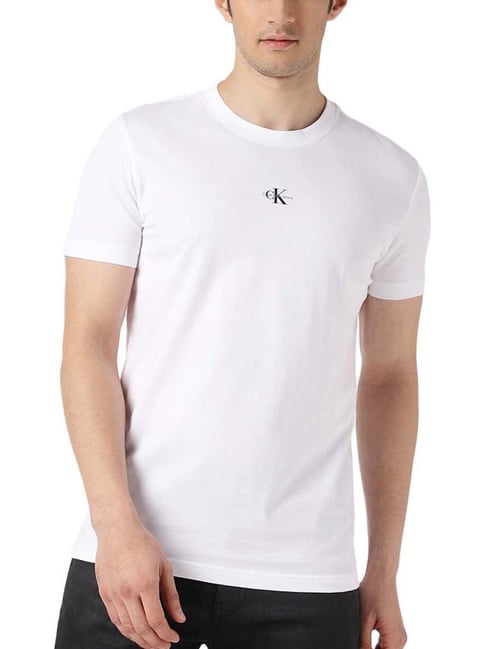 Calvin Klein Jeans Bright White Regular Fit T-Shirt