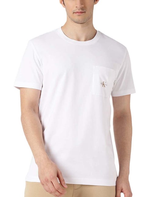 Calvin Klein Jeans Bright White Regular Fit T-Shirt