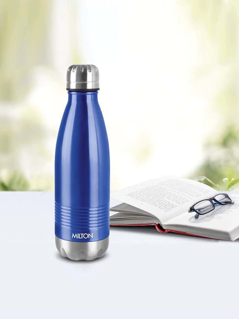 Buy Milton Duo Dlx Blue Hot Cold Insulated Water Bottle L