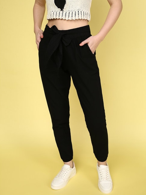 Buy Black Joggers For Women Online In India At Best Price Offers