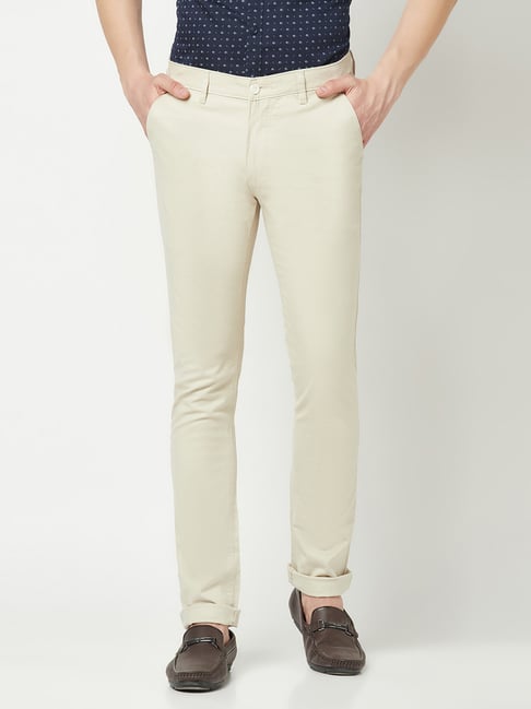Buy Hackett London Cream Casual Trouser Online  613439  The Collective