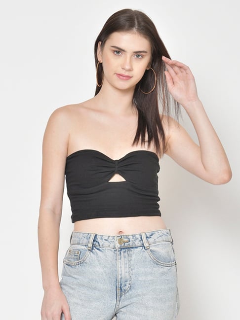 Buy Black Tops for Women by CATION Online