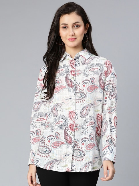 Oxolloxo Multicolor Cotton Printed Shirt Price in India
