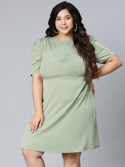 Light green skater dress best sale