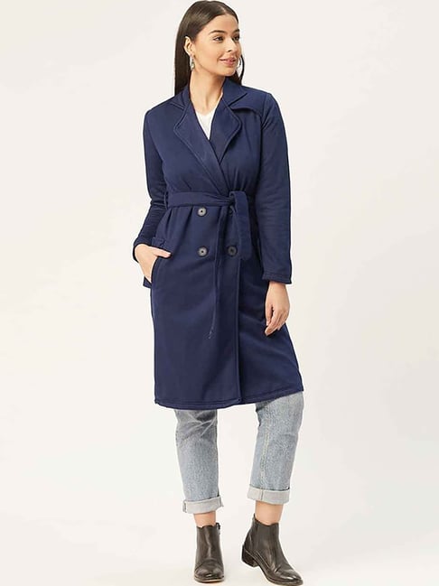 Alsace Lorraine Paris Navy Regular Fit Coat