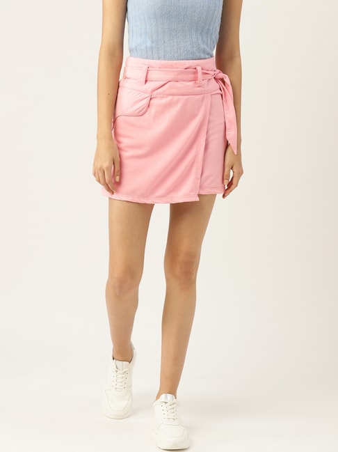 Alsace Lorraine Paris Pink A-Line Skirt Price in India