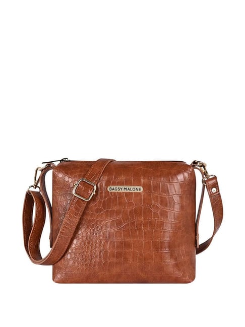 Buy Women Croc-Embossed Sling Bag Online at Best Prices in India