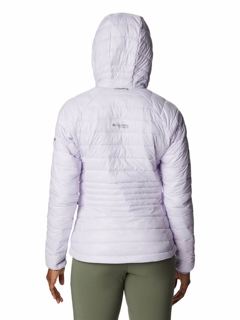 Buy Columbia Lavender Logo Print Hooded Jacket for Women Online @ Tata CLiQ