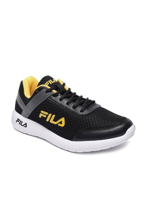 Amazon.com | Fila Men's Lightweight Durable Casual Expeditioner Sneaker  Shoes Road Running, Black/Black/White, 8 | Fashion Sneakers