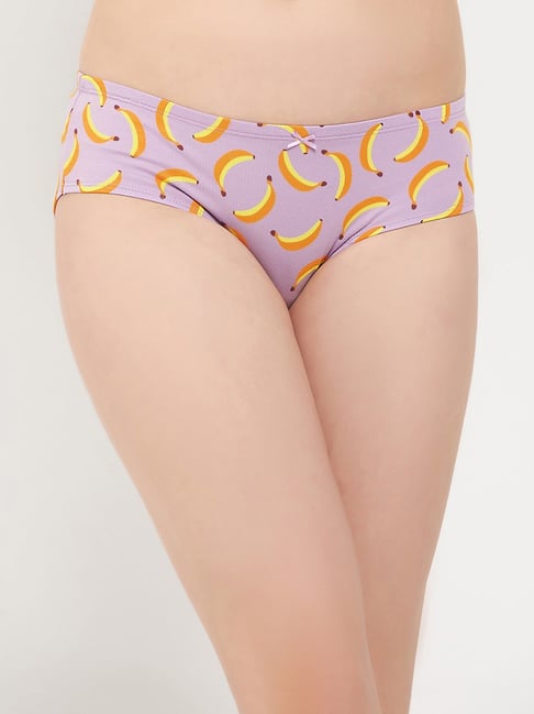 Geometric Cotton Low Rise Women's Thong