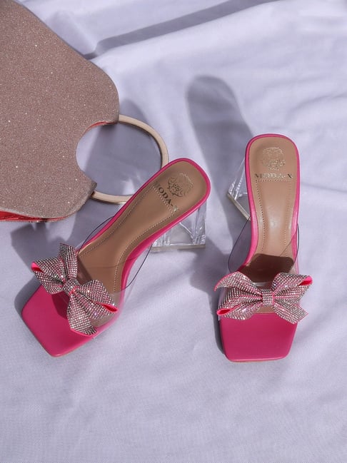Moda-X Women's Pink Ethnic Sandals Price in India