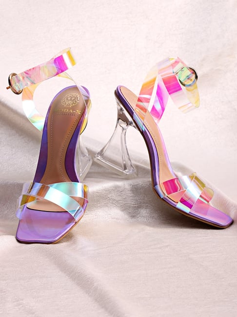 Salt Water Sweet Heart Purple Sandals