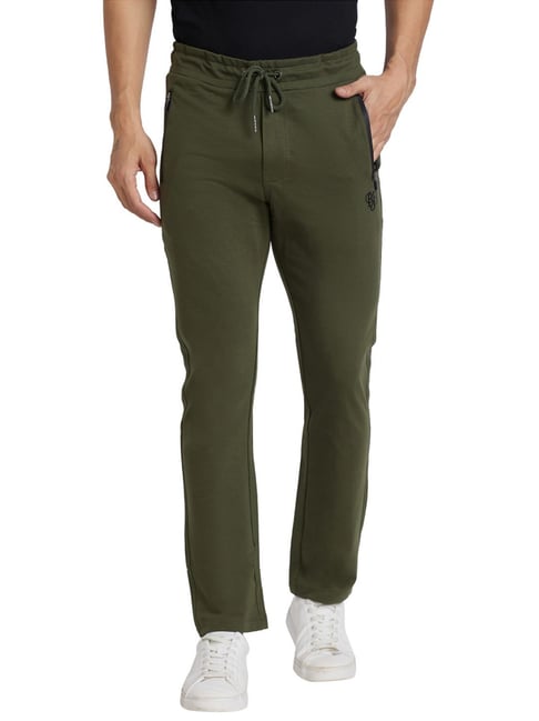 Buy Being Human Classic Blue Cotton Regular Fit Trackpants for Mens Online  @ Tata CLiQ