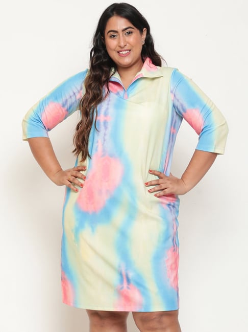Amydus Multicolor Printed T Shirt Dress