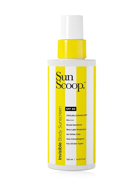 SunScoop Invisible Body Sunscreen SPF 60 - 125 ml