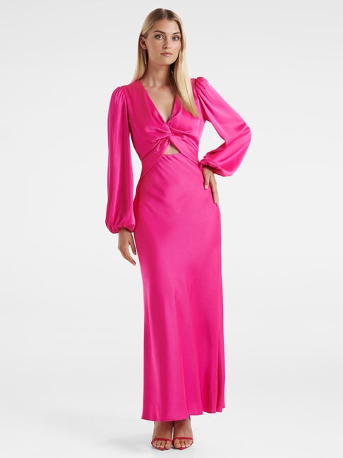 forever new long sleeve maxi dress Forever New long sleeve drape maxi dress in black