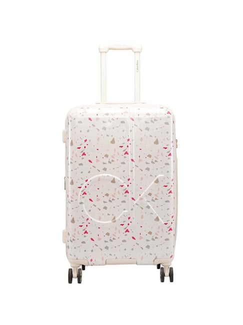 Buy Calvin Klein Pink Large Hard Cabin Trolley - 51.44 cm Online At Best  Price @ Tata CLiQ