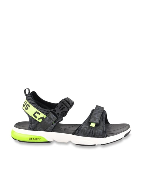 Campus Men's Charcoal Grey Floater Sandals