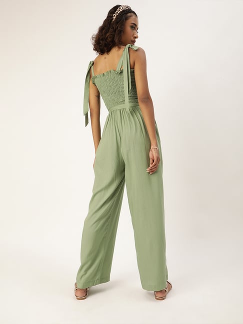 Shops green jumpsuit express