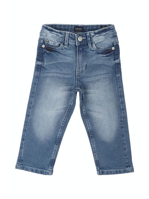 Allen Solly Junior Blue Solid Jeans